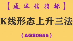 [AGS0655]K线形态上升三法-通达信指标公式