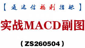 [ZS260504]实战MACD副图－通达信指标源码分享