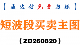 [ZD260820]短波段买卖主图-通达信指标源码分享
