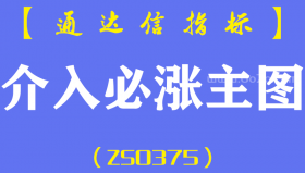 [ZS0375]介入必涨主图-通达信指标公式-短线波段王标准自动预测