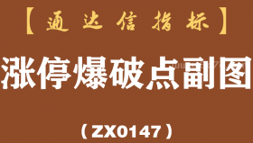 [ZX0147]涨停爆破点副图-通达信指标公式