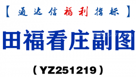 [YZ251219]田福看庄副图－通达信指标源码分享
