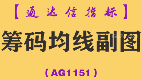 [AG1151]筹码均线副图-通达信指标公式