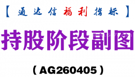 [AG260405]持股阶段副图－通达信指标源码分享