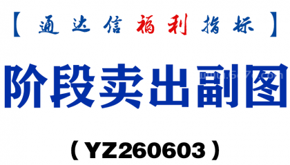 [YZ260603]阶段卖出副图－通达信指标源码分享
