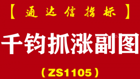 [ZS1105]千钧抓涨副图-通达信指标公式