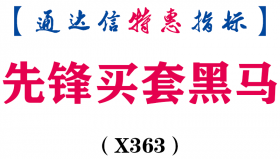 【通达信指标】先锋买套黑马-副图指标公式（X363）