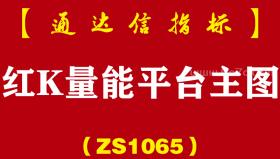 [ZS1065]红K量能平台主图-通达信指标公式-增加信号和筹码云