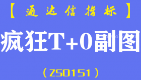 [ZS0151]疯狂T+0-通达信副图指标公式-含手机版