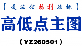 [YZ260501]高低点主图－通达信指标源码分享
