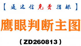 [ZD260813]鹰眼判断主图－通达信指标源码分享