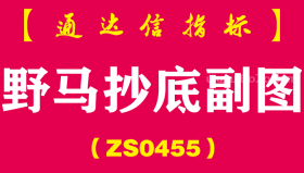 [ZS0455]野马抄底副图-通达信指标公式-信号为抄底信号,市场量能放出来了，底部股票越来越少，希望能珍惜底部的股票
