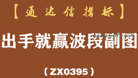 [ZX0395]出手就赢波段副图-通达信指标公式