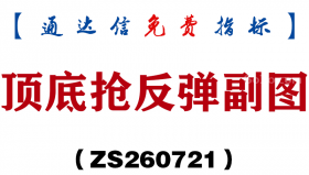 [ZS260721]顶底抢反弹副图-通达信指标源码分享