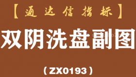 [ZX0193]双阴洗盘副图-通达信指标公式