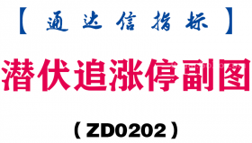 [ZD0202]潜伏追涨停副图-通达信指标公式