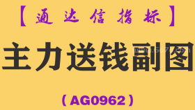 [AG0962]主力送钱副图-通达信指标公式-短线王中王