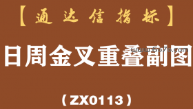 [ZX0113]日周金叉重叠副图-通达信指标公式