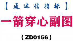 [ZD0156]一箭穿心副图-通达信指标公式