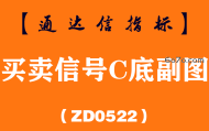 [ZD0522]买卖信号C底副图-通达信指标公式
