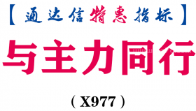 【通达信指标】与主力同行-副图指标公式（X977）