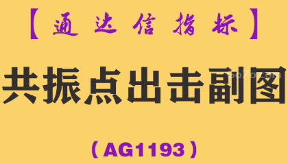 [AG1193]共振点出击副图-通达信指标公式