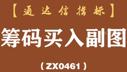 [ZX0461]筹码买入副图-通达信指标公式