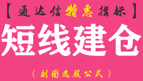 【通达信指标】短线建仓-副图指标公式