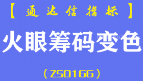 [ZS0166]火眼筹码变色-通达信副图指标公式-资金筹码缩量（含手机版）