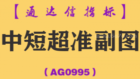 [AG0995]中短超准副图-通达信指标公式-超强吸筹（双信号）