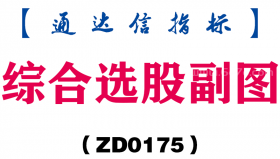 [ZD0175]综合选股副图-通达信指标公式