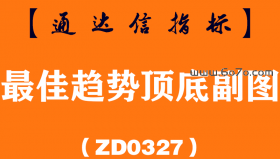 [ZD0327]最佳趋势顶底副图-通达信指标公式