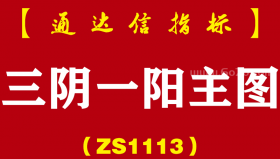 [ZS1113]三阴一阳主图-通达信指标公式