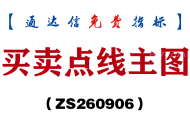 [ZS260906]买卖点线主图-通达信指标源码分享