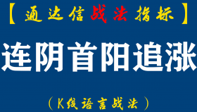 【通达信指标】连阴首阳追涨:财富大考验,炒股真能实现财务自由吗?炒股致富7大心经...从知道到行道...（D049）