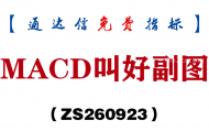 [ZS260923]MACD叫好副图-通达信指标源码分享
