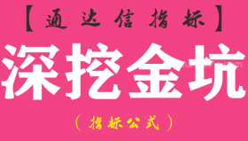 【通达信指标】深挖金坑-副图指标公式