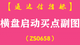 [ZS0658]横盘启动买点副图-通达信指标公式-含手机版