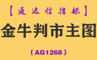 [AG1268]金牛判市主图-通达信指标公式