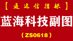 [ZS0618]蓝海科技副图-通达信指标公式-今买明卖巅峰之作创业板神器
