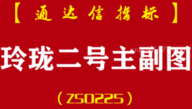 [ZS0225]玲珑二号-通达信主副图指标公式-玲珑涨停回马枪涨停板回调后买入