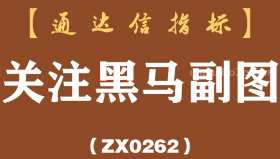 [ZX0262]关注黑马副图-通达信指标公式