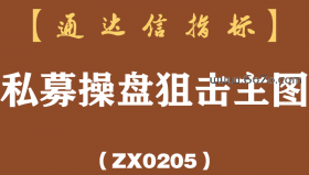 [ZX0205]私募操盘狙击主图-通达信指标公式