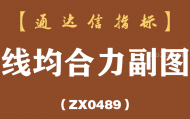 [ZX0489]线均合力副图-通达信指标公式