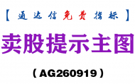 [AG260919]卖股提示主图-通达信指标源码分享