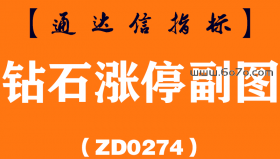 [ZD0274]钻石涨停副图-通达信指标公式