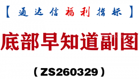 [ZS260329]底部早知道副图－通达信指标源码分享