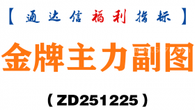 [ZD251225]金牌主力副图－通达信指标源码分享