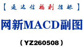 [YZ260508]网新MACD副图－通达信指标源码分享