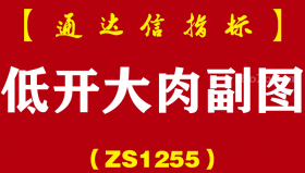 [ZS1255]低开大肉副图-通达信指标公式